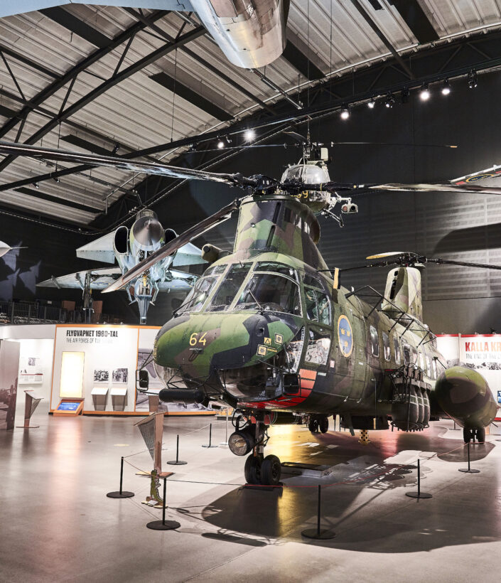 Helikopter i utställning