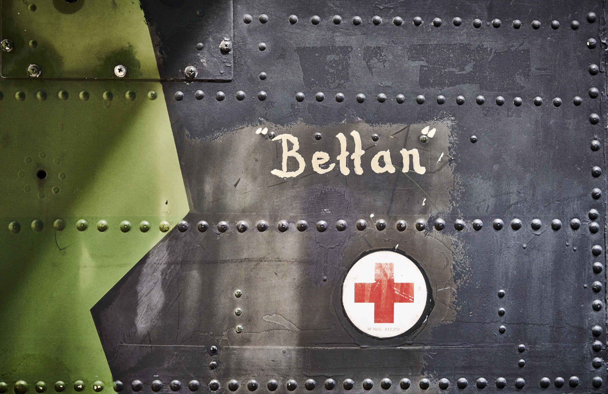 Märkningen "Bettan" på helikopter HKP4