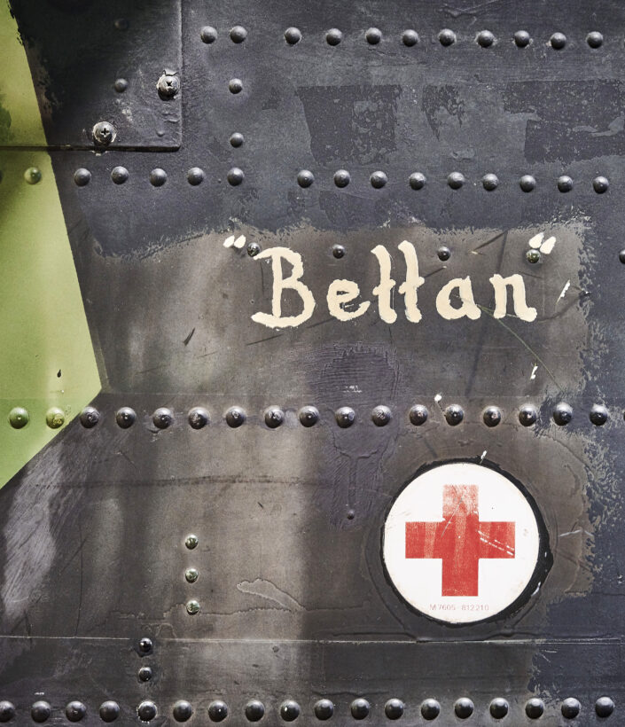 Märkningen "Bettan" på helikopter HKP4